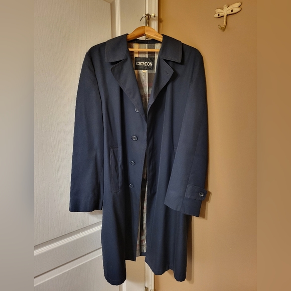 Croydon. Overcoat / Raincoat. Blue-grey. M 42R. Vintage. - Picture 6 of 12